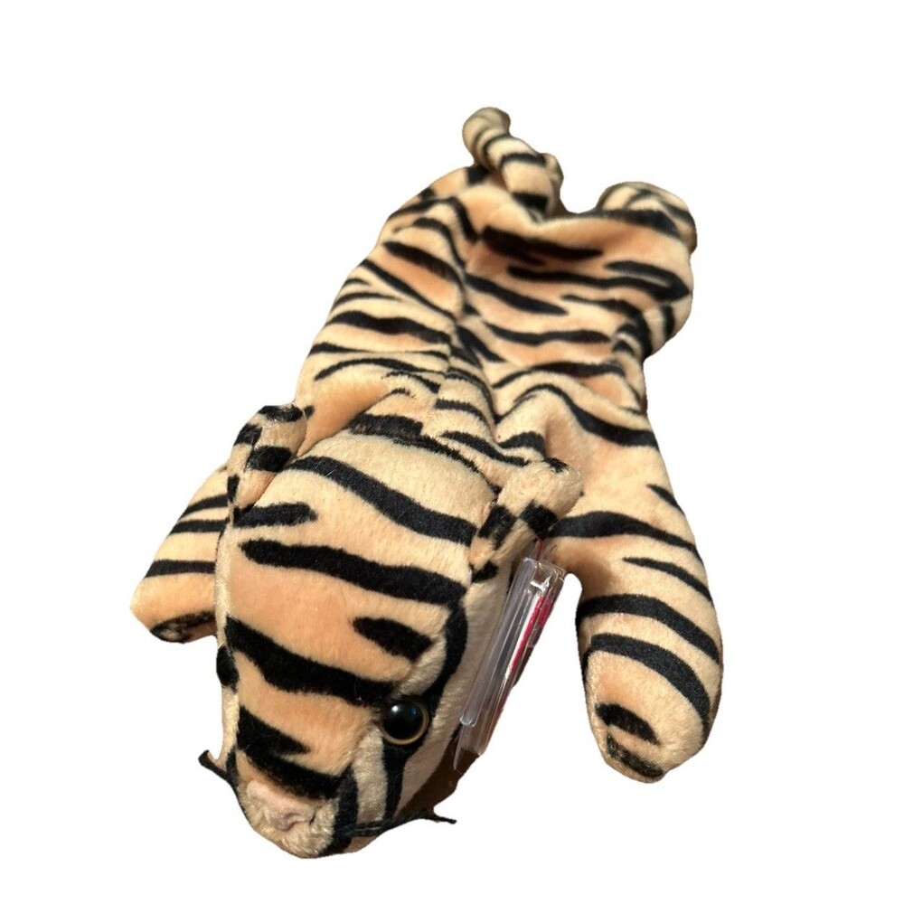TY Beanie Baby Collection ZIGGY the Zebra- Thin Stripes- 1995- RETIRED